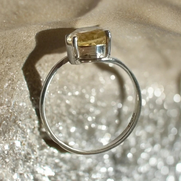 Citrine Sterling Silver Ring (7.75) - Picture 12 of 12